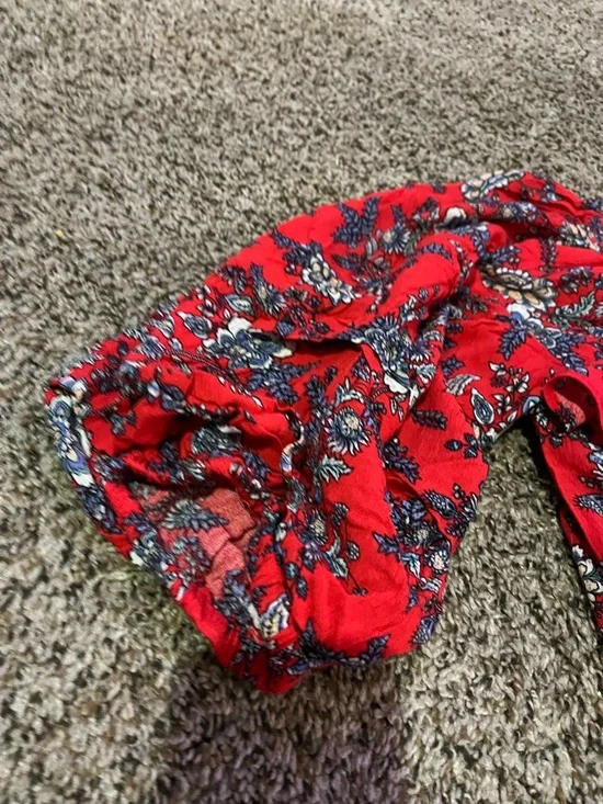 love J Red Floral Off-Shoulder Mini Dress - Picture 3 of 5